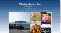 Desktop Screenshot of markeyslobsterpool.com